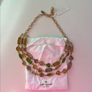 Kate Spade Multicolor Gemstone Necklace